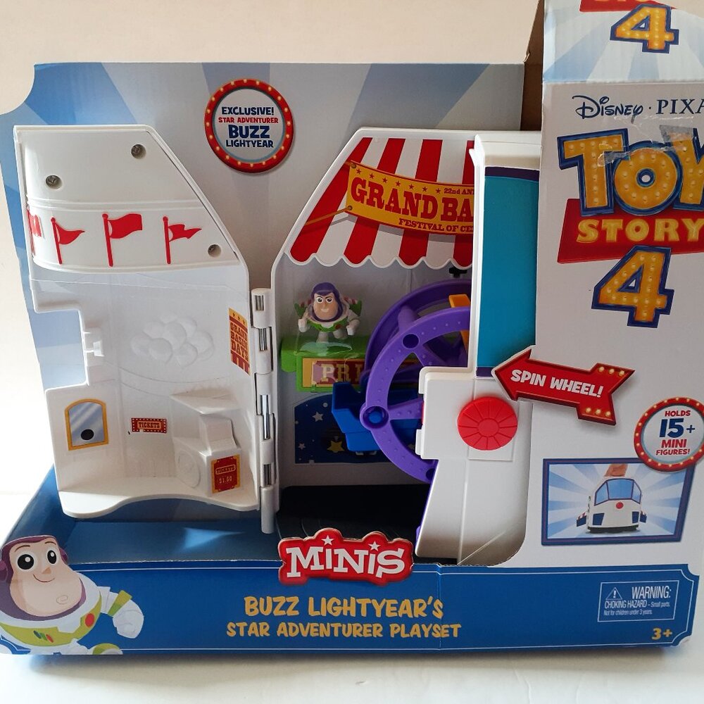 Toy Story 4 Buzz Lightyear Star Adventure Playset New